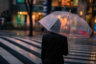 raining day in nagoya,japan