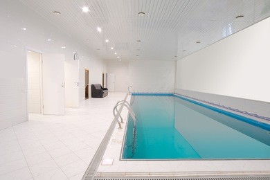 interior of a swimming pool