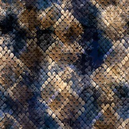 seamless pattern wild design. snakeskin background with watercolor effect. textile print for bed linen, jacket, package design, fabric and fashion concepts.