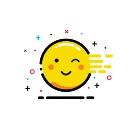 happy sun, sun icon, cute sun icon, outline art