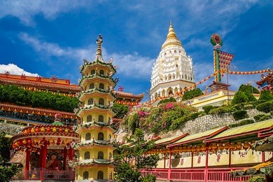 kek lok si temple in penang island, malaysia