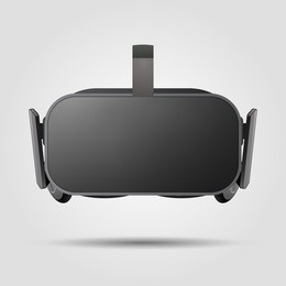 realistic vr virtual reality glasses isolated on white background. vr gaming headset illustration for apps, ads and websites. vector illustration
