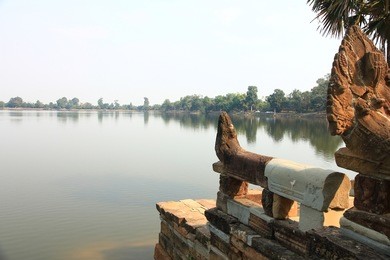 srah srang in angkor, cambodia
