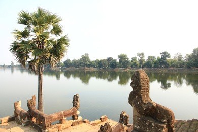 srah srang in angkor, cambodia