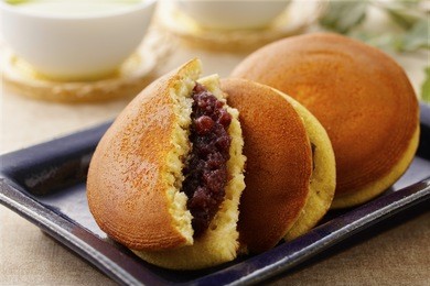 dorayaki. japanese bean?jam pancake.