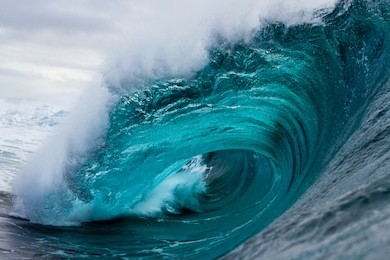 big crashing wave
