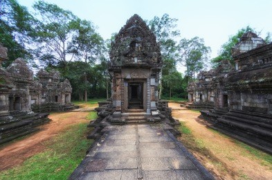 chau say tevoda temple in angkor temples complex, cambodia, asia