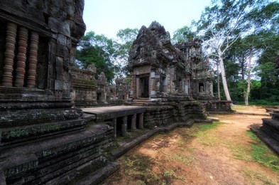 chau say tevoda temple in angkor temples complex, cambodia, asia