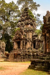 thommanon temole, one of a pair of hindu temples built during the reign of suryavarman ii at angkor, cambodia. unesco world heritage