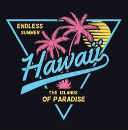 80's style vintage print design for t-shirt and other uses