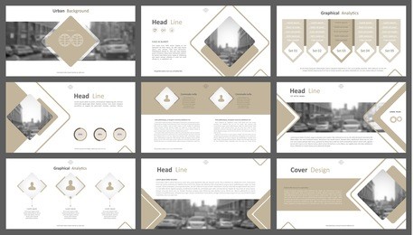 set of infographic elements for presentation templates. corporate business card. modern brochure, layout. flyer design.