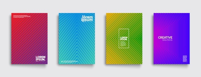 minimal covers design. cool halftone gradients. future geometric template. eps10 vector.