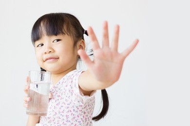 stop drinking aerated water or soft drink, water are great for kid.