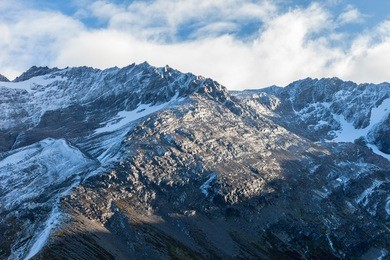 martial glacier mountains near the ushuaia. ushuaia is the main city of tierra del fuego in argentina.