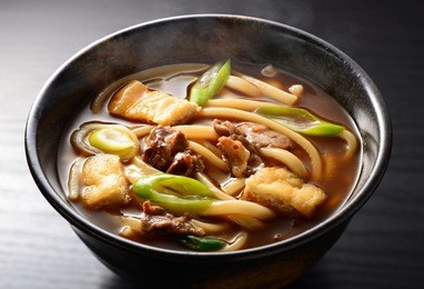 curry udon. japanese food