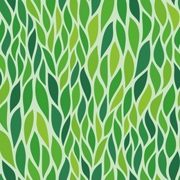 vector seamless pattern. repeating abstract modern leaves background.