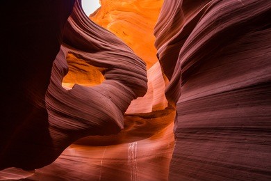 beautiful wide angle view of amazing sandstone formations in
