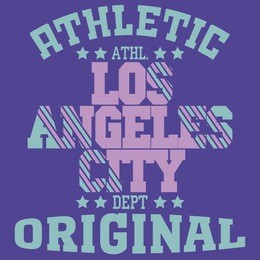 college fashion design print for t-shirt los angeles. california sport typography, vintage vector