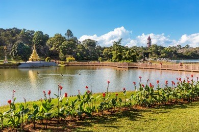 national kandawgyi gardens  pyin oo lwin mandalay state myanmar (burma)
