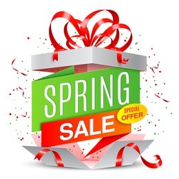 spring sale announcement