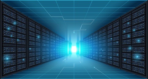 server room illustration