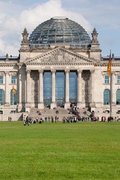 the reichstag building in berlin, germany