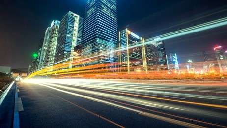 urban roads in the city