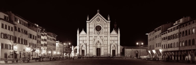 basilica di santa croce is known as temple of the italian glories and is the burial place for some of the most illustrious italians. 