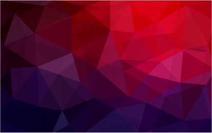 dark blue, red vector low poly crystal background. polygon design pattern. low poly illustration, low polygon background.