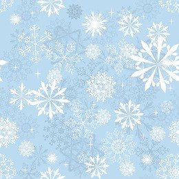 seamless snowflakes background for winter and christmas theme