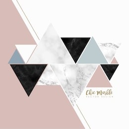 minimalistic marble vector design