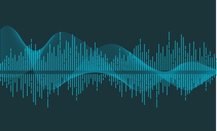 vector music wave- vector