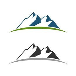 mountain logo template