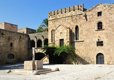 the palace of the grand master. rhodes. greece