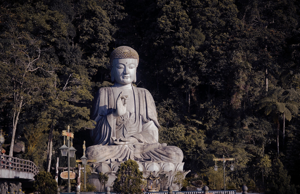 a buddhist shrine in genting highlands, malaysia