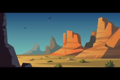 american desert landscape