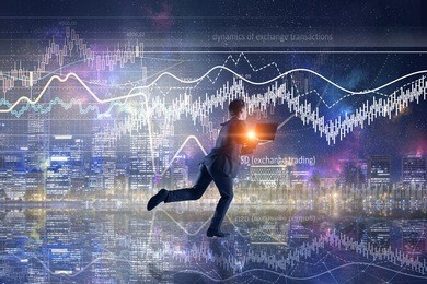 business on the move. mixed media . mixed media