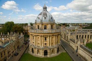 radcliffe camera and all souls college, oxford university. oxford, uk