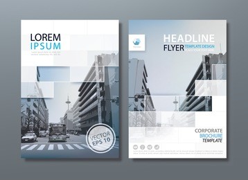 annual report brochure flyer design template vector, leaflet cover presentation, book cover templates.