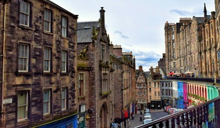 amazing edinburgh, harry potter cradle. "jk rowlng" started writing the epic serie in this exact city and street. most of the streets names took part in the awesome movies.