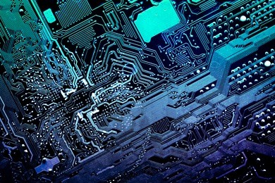 circuit board. electronic computer hardware technology. motherboard digital chip. tech science background. integrated communication processor. information engineering component.
