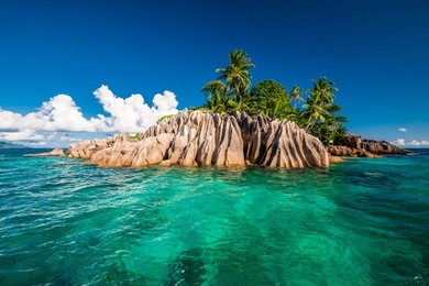 beautiful st. pierre island at seychelles