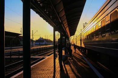 train in the station