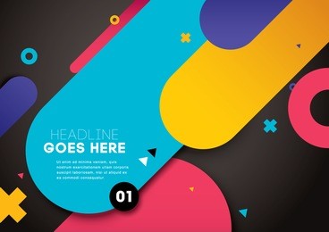 vector of modern abstract layout and background