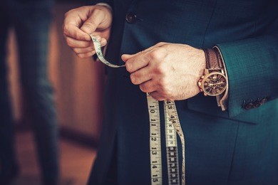 tailor in his workshop