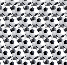 editable vector seamless soccer balls. eps 10