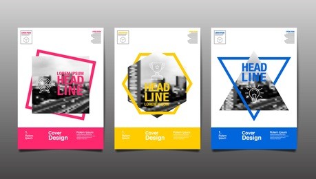 cover design template,  abstract background, vector illustration