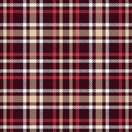 red and brown tartan seamless vector pattern. checkered plaid texture. geometrical simple square dark background for fabric, textile, cloth, clothing, shirts, shorts, dress, blanket, wrapping design
