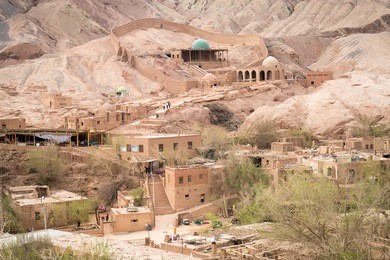 tuyoq village, turpan, xinjiang, china, tuyugou canyon