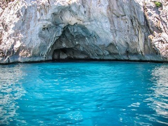 blue grotto in capri, italy